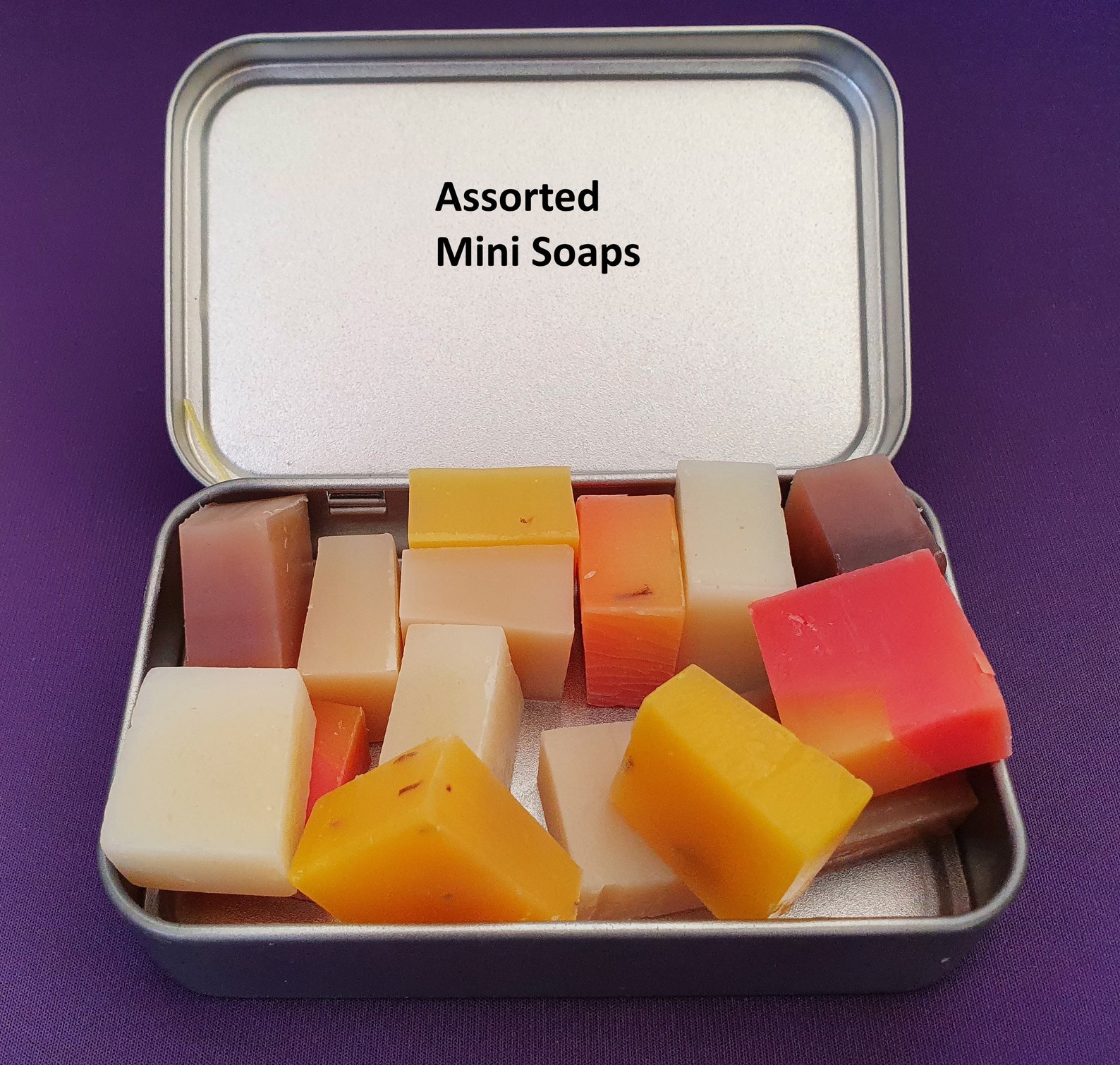 Pocket Soap Tin Travel Tin Natural Soap Handmade Mini Etsy