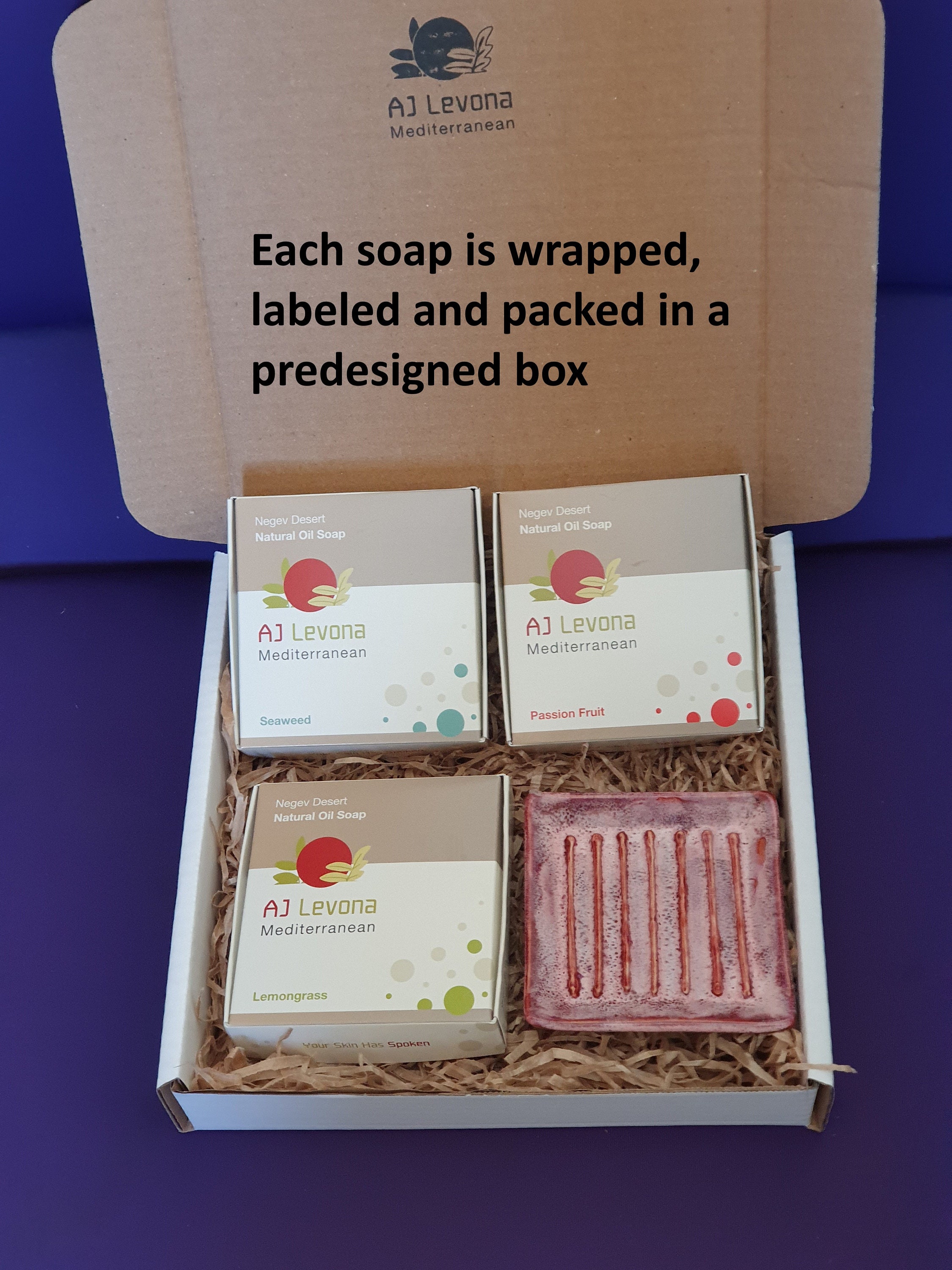 Soap Gift Set Bath Gift Set Vegan Gift Box Natural Soaps Etsy