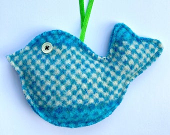Knitted Lambswool Lavender Bird