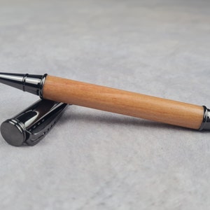 Mini-Kugelschreiber - handgemacht - Zwetschge - Unikat