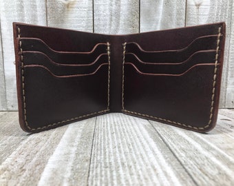 Handcrafted Leather Bi-Fold Wallet