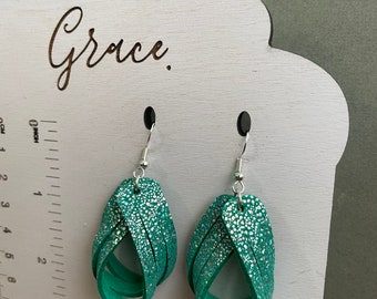 Handmade Genuine Leather Earrings