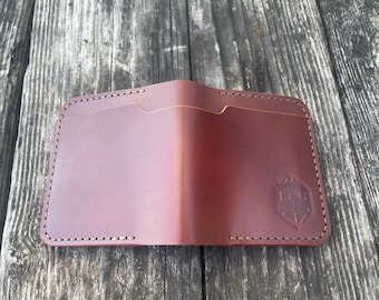 Handcrafted Leather Bi-Fold Wallet