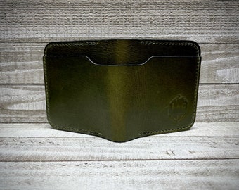 Handcrafted Leather Bi-Fold Wallet