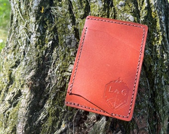 Handcrafted Minimalist Leather Card Wallet