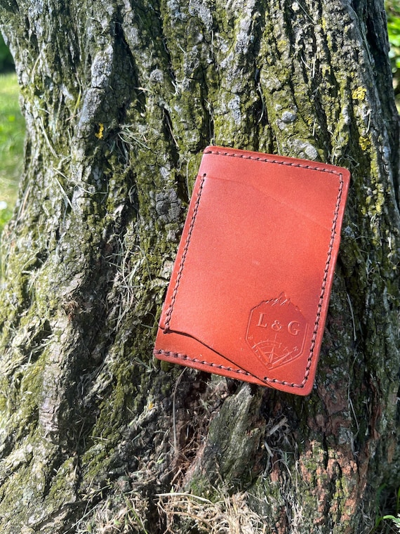 Handcrafted Minimalist Leather Card Wallet