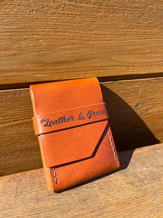Leather Flap Wallet