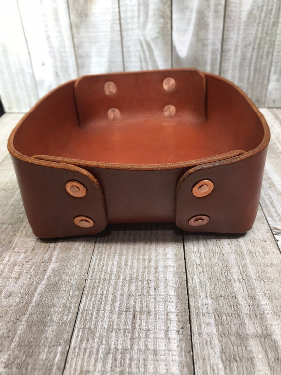 Leather Valet Tray