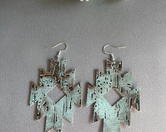 Handmade Genuine Leather Earrings