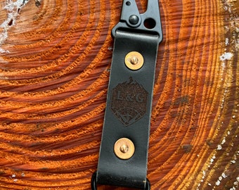 Handcrafted Leather Keychain