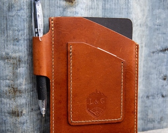Field Notebook and Leather Cover