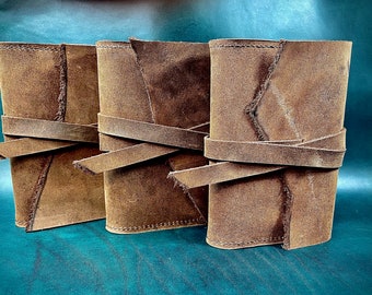 Rustic Notebook / Journal Cover featuring a live edge