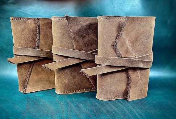 Rustic Notebook / Journal Cover featuring a live edge