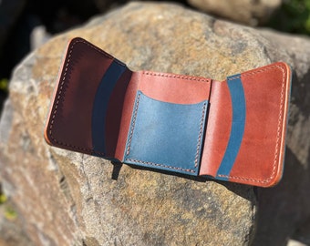 Handcrafted Leather Tri-Fold Wallet