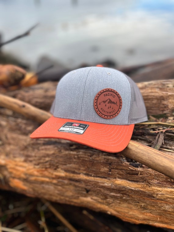 PNW Leather Patch Hats - Snapback - 4 patch options