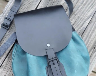 Handcrafted Leather Purse High Quality Cross Body or Single Shoulder