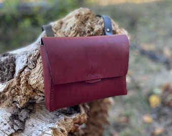 Handcrafted Premium Italian Leather  Crossbody