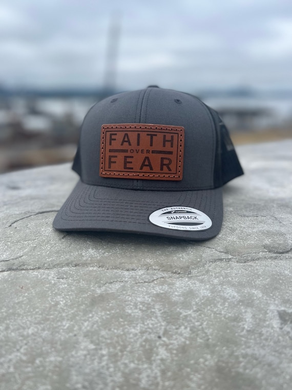 Custom Leather Patch Hats Hand-Stitched
