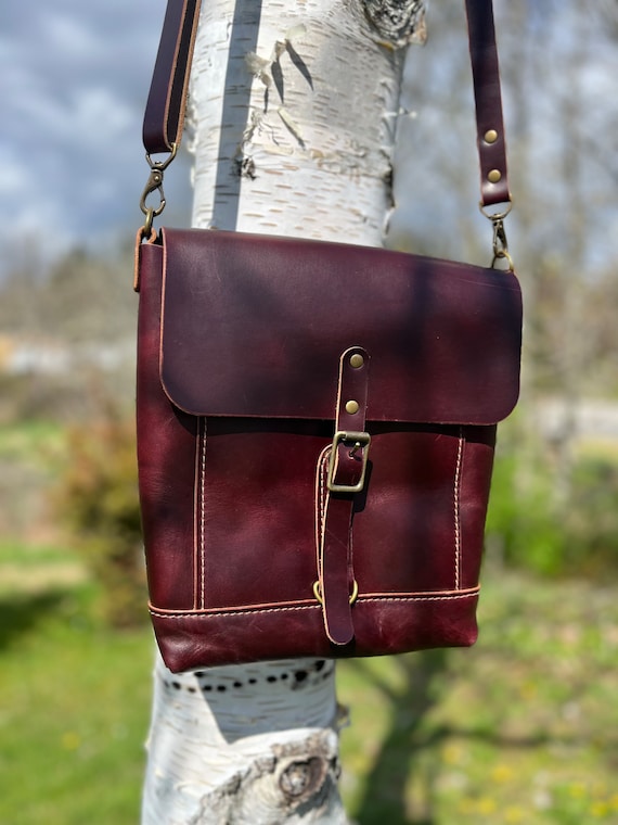 Leather Messenger Bag