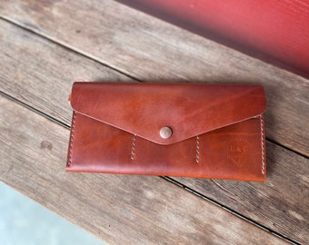 Handcrafted Women’s Long Wallet Leather
