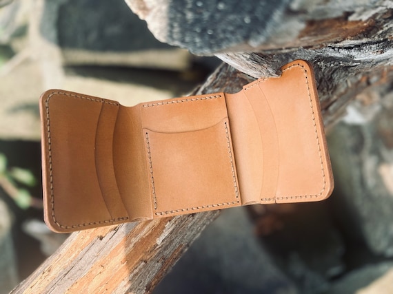 Full-Grain Leather Tri-Fold Wallet