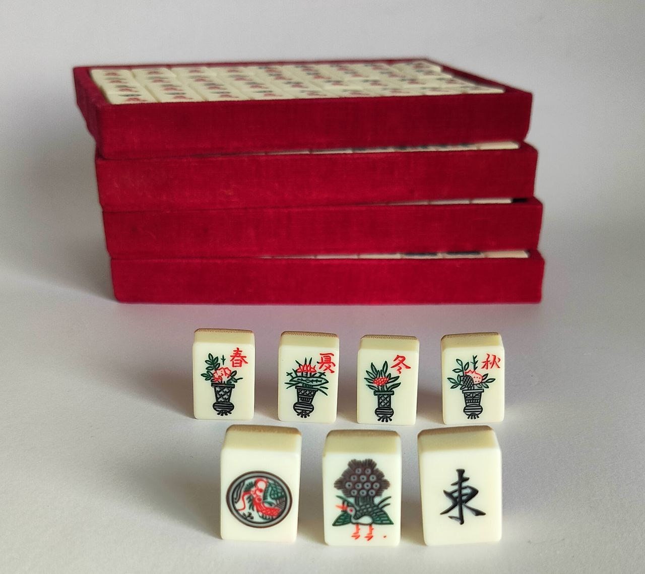 Vintage boxed mah-jong sets - price guide and values