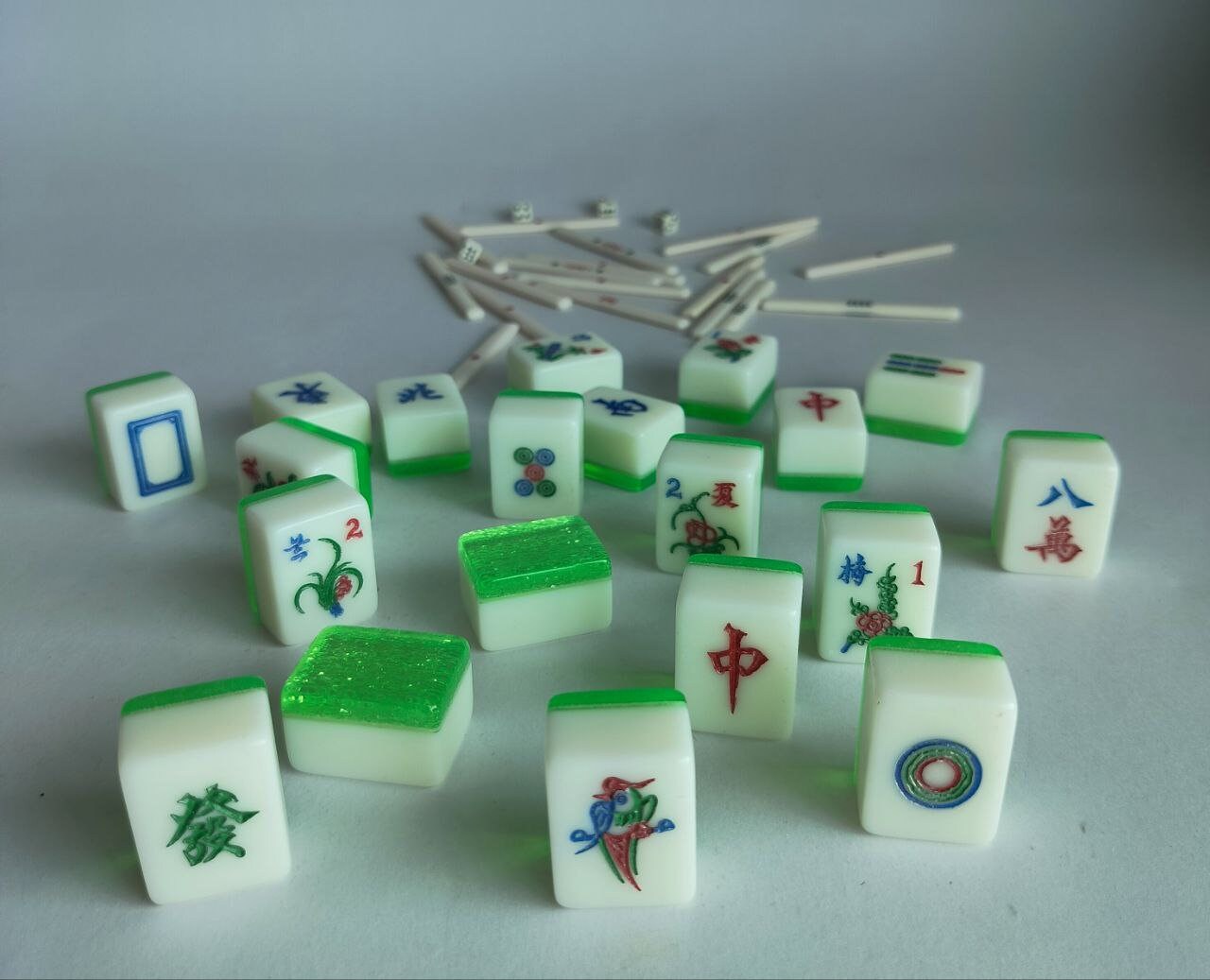 Mahjong Vintage 1960s Japan Sanwa mahjong set complete, nice condition -  antiques - by owner - collectibles sale 