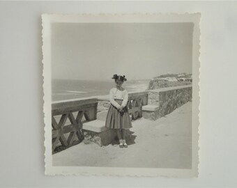 Original Vintage Photograph . Lovely Girl . ca.1950s
