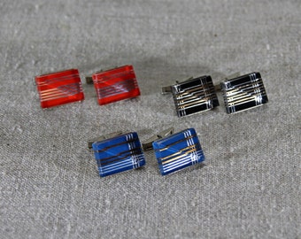 Set Cufflinks / Vintage / a gift for a man / Soviet rare original accessory for him