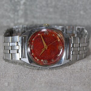 Reloj de pulsera vintage, RAKETA, Reloj de pulsera para hombre, Reloj mecánico soviético,
