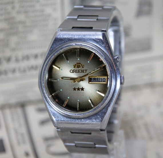 Vintage Japanese watch, Orient, mechanical men's … - image 4