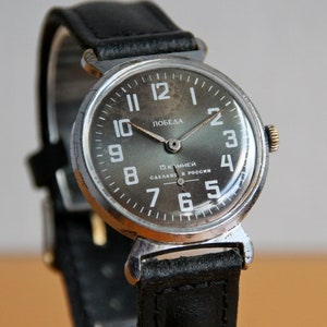 Reloj de pulsera vintage, POBEDA, reloj de pulsera soviético para hombre, reloj mecánico, un regalo original para hombre.