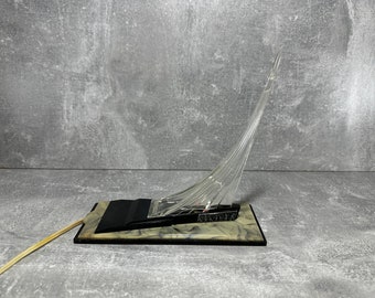 Vintage Rocket Night Light: USSR Cosmos Table Lamp