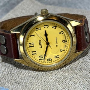 Reloj soviético, LUCH, reloj de pulsera para hombre, mecánico vintage