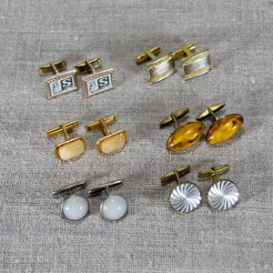 Set Cufflinks/Vintage/a gift for a man/Soviet rare original accessory for him