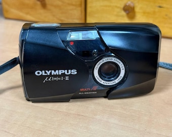 camera Olympus Mju II/ zoom 35 мм mju, black