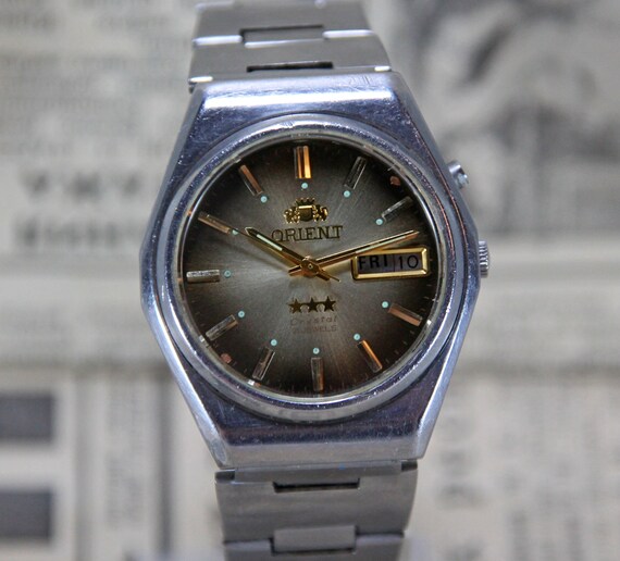 Vintage Japanese watch, Orient, mechanical men's … - image 3