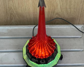 Vintage Night Light Rocket / collectible Table lamp / Cosmos / COSMONAUTIKA / Night light USSR