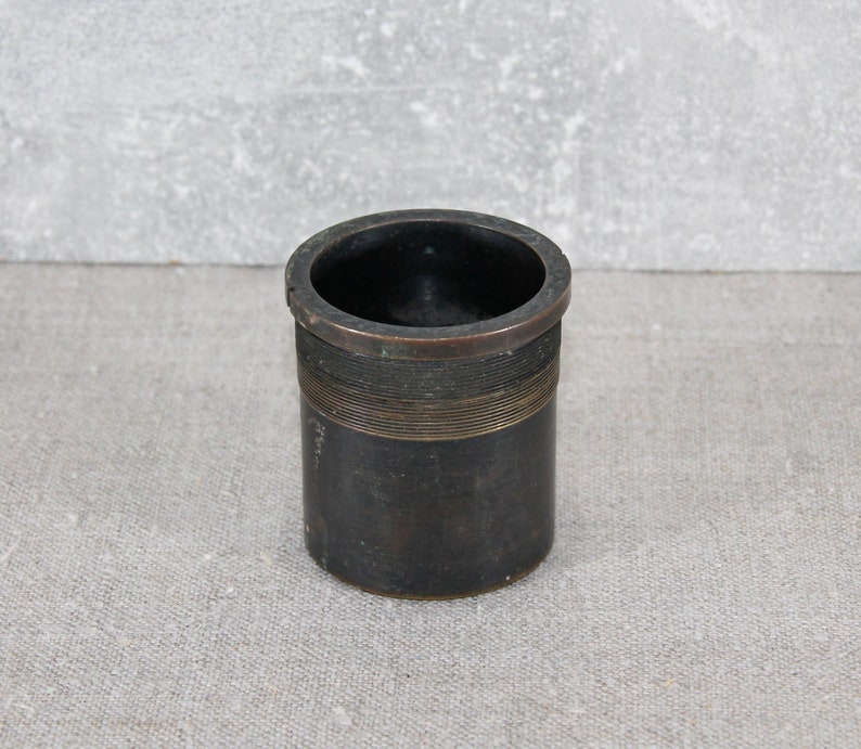 Vintage projection lens/ Soviet bronze lens/ research optics image 4