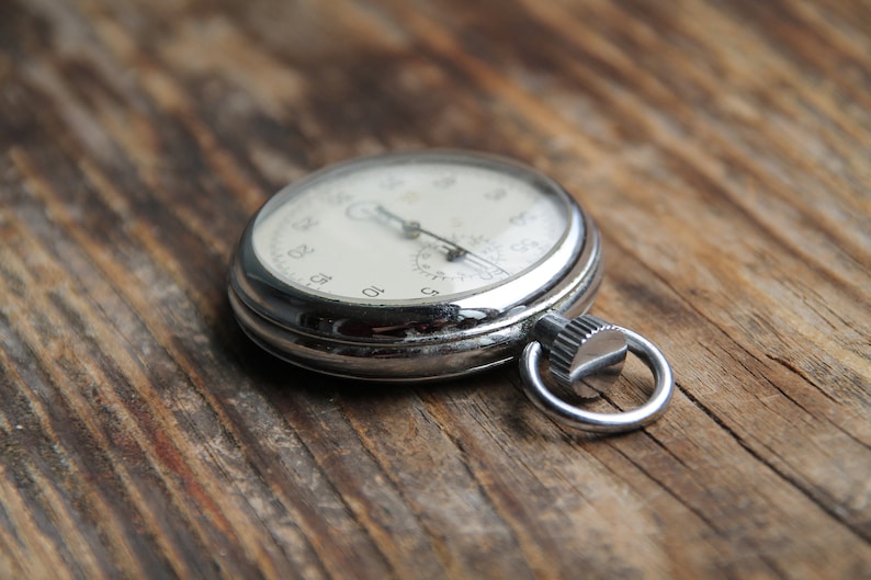 Vintage Mechanical Stopwatch, 1980s Retro Soviet Stopwatch, Trainer ...