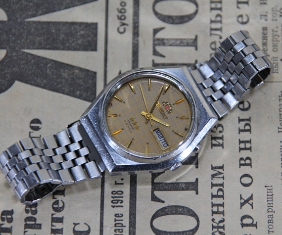 Vintage Japanese watch, Orient, mechanical men's … - image 5