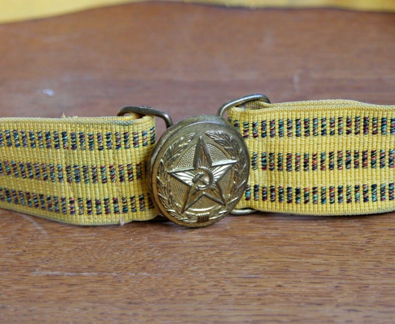 Vintage Officer's Belt Ceremonial. Soviet Military Uniform, Star of USSR  100% Original - Etsy