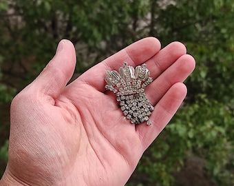 Broche Vintage Soviétique - Pièce Historique Authentique - Occasion