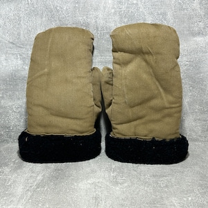 Mittens men&#39;s with fur, warm, durable, made USSR