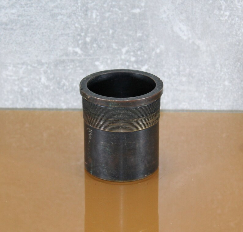 Vintage projection lens/ Soviet bronze lens/ research optics image 3