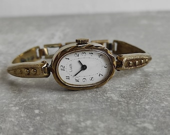 Reloj vintage para mujer "Luch", un reloj de pulsera para dama, reloj retro mecánico soviético, ¡Original!