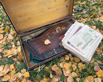 Antique  Zither / mandolin / rare stringed instrument