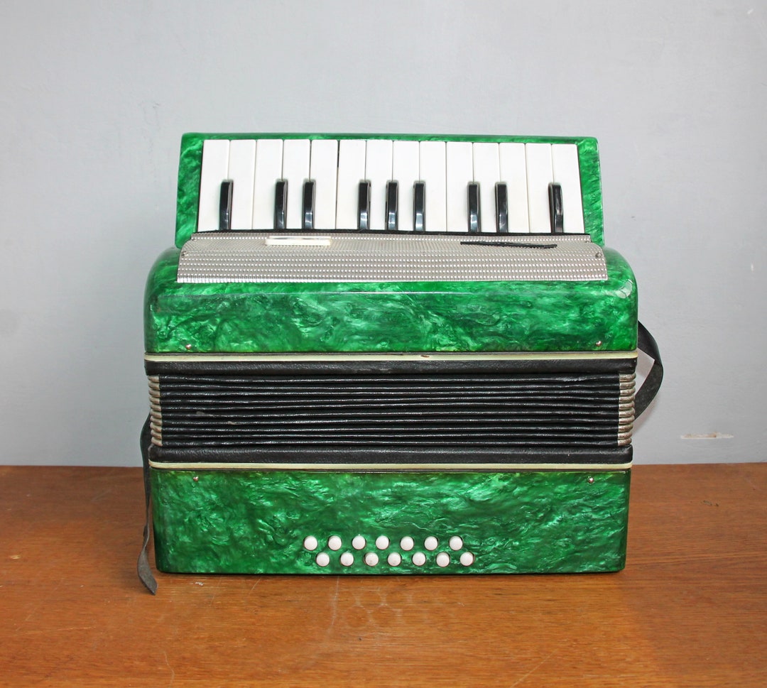 Vintage Keyboard Accordion. Children's Accordion for Etsy