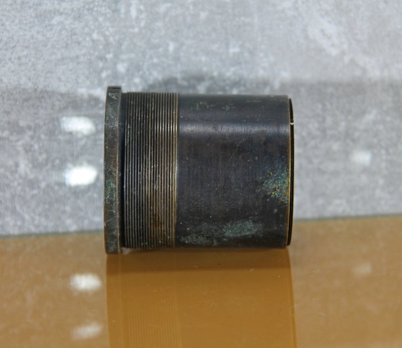Vintage projection lens/ Soviet bronze lens/ research optics image 7