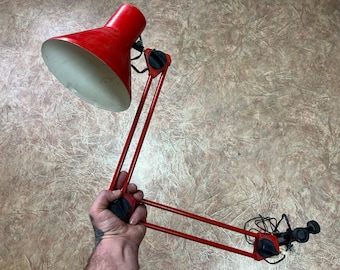 Vintage Teleskop Lampe aus Eisen, antike Lampen UDSSR 80er Jahre